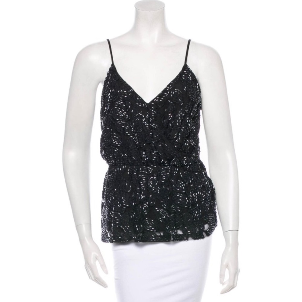 Halston Heritage Embellished Top